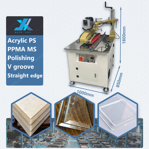 Máquina pulidora de 45 grados de corte JX, máquina cortadora de biselado de borde redondo Acrílico - Product Image 2