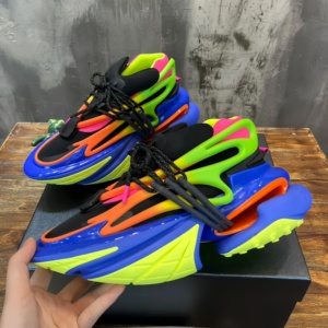 Baskets compensées dégradées de haute qualité pour la course et la marche, chaussures décontractées à semelle épaisse et lacets, printemps-hiver - Product Image 1