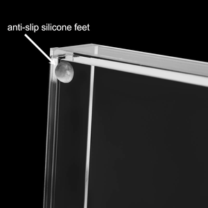 Support de rangement multifonctionnel moderne et portable en acrylique transparent double pour cosmétiques et parfums, idéal pour la salle de bain d'hôtel et le rangement de maquillage - Product Image 4