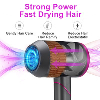 110V Resuxi D089 souffleur d'air léger style professionnel coup vitesse de chauffage séchage rapide sèche-cheveux pliable
