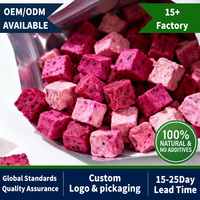 Aangepaste Private Label FD Snacks Puur Natuurlijk Gedroogd Fruit voor Babyvoeding BRC-gecertificeerde Groothandel Gedroogd Fruit Frutas Liofilizadas
