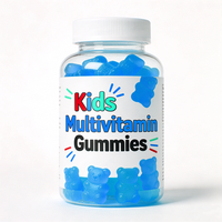 Gummies multivitaminées pour enfants Health Nova, saveurs de fruits rouges et de cerises, végétariennes, 150 unités