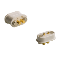 Conector de Alimentación Magnético Pogo Pin Blanco de 2 Pines Macho - Alta Durabilidad y Transmisión Estable para Dispositivos Médicos y Relojes Inteligentes
