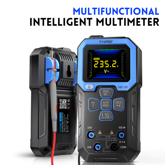 FNIRSI DMT-99 Digital Multimeter Intelligent Anti-burn Multi-functional Automatic Digital Display Electrician Multimeter