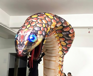 สัตว์ยักษ์10Ft งูมายางูใหญ่แบบพองได้สำหรับตกแต่งแบบแขวน - Product Image 2