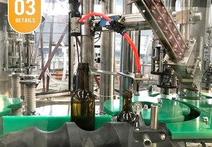 Bouteille de bière/cola/soda automatique à petite échelle eau gazeuse boisson gazeuse embouteillage boisson gazeuse fabrication ligne de machine de remplissage - Product Image 5