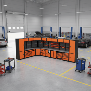 Armoires à <span class=keywords><strong>outils</strong></span> Rockshell Garage modulaire Stockage Atelier Armoire à <span class=keywords><strong>outils</strong></span> Établi Combinaison Armoire à <span class=keywords><strong>outils</strong></span> Werkstatteinrichtung - Product Image 1