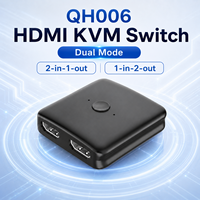Conmutador HDMI 2 en 1 Salida / 1 en 2 Salidas, Divisor/Selector HDMI Bidireccional 4K*60Hz con Control de un Toque