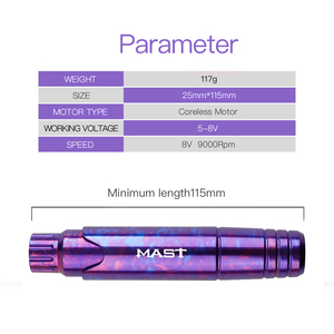 <span class=keywords><strong>Mast</strong></span> P10 Hot Seller Machine de maquillage permanente de tatouage rotatif pour maquillage permanent tatouage corporel smp plusieurs couleurs - Product Image 6