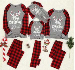 Ensemble de pyjamas de Noël Buffalo à carreaux assortis pour la <span class=keywords><strong>famille</strong></span> 2023 <span class=keywords><strong>personnalisé</strong></span> - Product Image 6