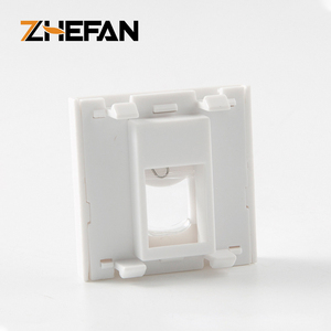 ZHEFAN Plaque frontale en plastique à port unique RJ45 type français 45*45 type <span class=keywords><strong>Legrand</strong></span> - Product Image 3