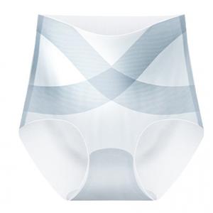 Pantalones ajustados <span class=keywords><strong>de</strong></span> cintura alta cruzados ultrafinos para mujer Pantalones moldeadores <span class=keywords><strong>de</strong></span> borde no rizado para transpirabilidad - Product Image 1