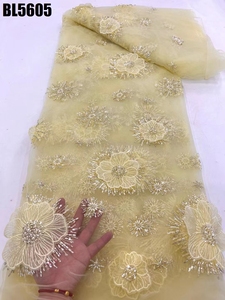 2023 última tela de vestido de novia australiano de alta calidad europeo aso ebi cuentas y <span class=keywords><strong>lentejuelas</strong></span> hechas a mano para bodas y fiestas - Product Image 4