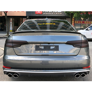 อะไหล่รถยนต์กันชนหลัง Diffuser ปากหางคอสำหรับออดี้ <span class=keywords><strong>A4</strong></span> <span class=keywords><strong>S</strong></span> สาย<span class=keywords><strong>2017</strong></span> 2018 2019อัพเกรดออดี้ S4รถกระจายท่อไอเสีย - Product Image 2