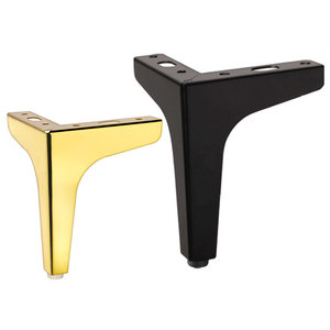 Patas Metálicas para Muebles, de Tres Puntas, Negras, Resistentes, para Mesa, Gabinete, Sofá - Product Image 5