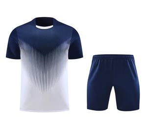 Ensemble maillot et short de l'équipe de football personnalisés vêtements de sport uniformes professionnels avec impression de logo matériau à séchage rapide - Product Image 3