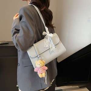 Bolso bandolera de cuero PU para mujer - Product Image 5