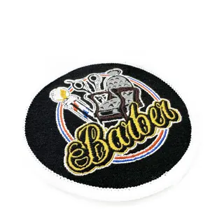 Use your band design to make the woven patch and embroidery with iron on your clothing hot transfer patch