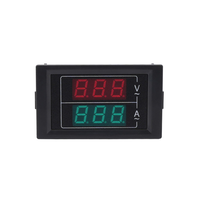 NIN Hot Sale Digital LED Display Panel Meter AC Volt and Current Ammeter Voltage Gauge Voltmeter