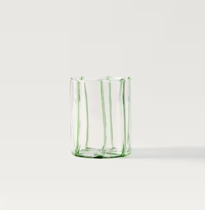 Tazza in Vetro Borosilicato Personalizzata OEM all'Ingrosso, Bicchiere Creativo con Strisce Colorate, Tazza Unica per Birra - Product Image 3
