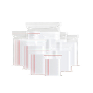 Sac à fermeture éclair unique imprimé transparent de taille personnalisée sac à fermeture éclair autobloquant en plastique petits sacs à zip-lock refermables pour aliments - Product Image 6