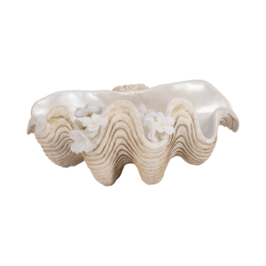 Ciotola Decorativa a Forma di Conchiglia, Centrotavola Ispirato al Mare, Decorazione per la Casa - Product Image 2