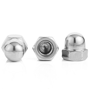 DIN1587 Stainless Steel 304 Acorn Nut Hex Head Domed Cap <b>Screw</b> Nut with Sizes M3 M4 <b>M5</b> M6 M12 M14 M16 M18 M20 M24 - Product Image 2