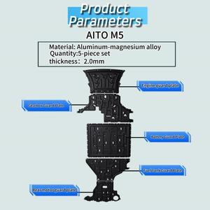 Accessoires de protection du train de roulement résistants à l'usure pour <span class=keywords><strong>AITO</strong></span> M5, matériaux métalliques doubles - Product Image 1
