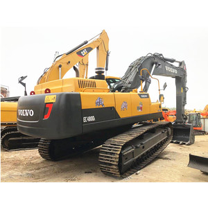 รถขุด Volvo 480DL มือสองสำหรับขาย ชิ้นส่วนสำคัญประกอบด้วย เครื่องยนต์ มอเตอร์ เกียร์ กระบอกไฮดรอลิก และแขนขุด - Product Image 1