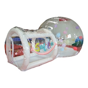 Tente gonflable occultante pour maison à bulles, extérieur et jardin, bâche transparente de luxe pour dôme d'igloo avec ballon - Product Image 1