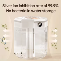 Humidificateur silencieux à affichage numérique USB de 2 litres, désinfection, veilleuse, trois modes de pulvérisation, femmes enceintes, bureaux, foyers, hôtels