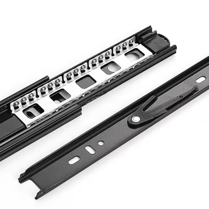 30mm bóng mang Ngăn kéo trượt 0.6mm 3 lần mở rộng đầy đủ Kính thiên văn đồ nội thất trượt - Product Image 2