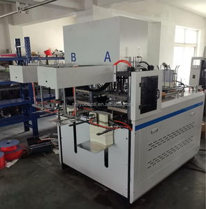 Hoàn toàn tự động giấy máy dập nổi cốc giấy quạt máy dập nổi cà phê nóng tách trà tay áo máy dập nổi - Product Image 2