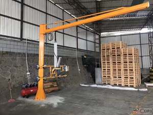 เครนยกกระจก Cantiever รุ่น Crane Glass Lifter รับน้ำหนัก 200 กก. เครื่องยกเคลื่อนย้ายกระจกเหล็ก 380V 3-19 มม. - Product Image 6