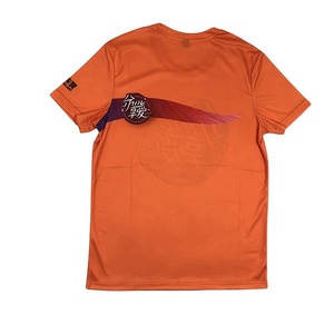 Wholesale Customized Gym Sport Breathable O-Neck Summer T-shirt for Men - Product Image 3