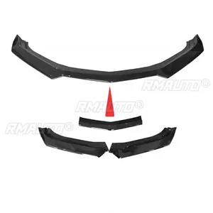 3PCS Car Front Bumper Lip <b>Splitter</b> Spoiler for 16-21 Camaro SS / 19-21 LS LT RS Body Kit Accessories Carbon Fiber Style - Product Image 3