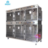 OSCAT EC-3C Veterinär medizinische Ausrüstung Haustier Sauerstoff käfig mit integraler warmer Laterne Haustier medizinische Ausrüstung Veterinär ausrüstung