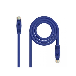 สายเคเบิลเครือข่าย UTP ประเภท Cat. สาย 6a lszh awg24 สีฟ้า 1.0 เมตร สำหรับการเชื่อมต่อความเร็วสูงและเครือข่ายที่ปลอดภัย - Product Image 1