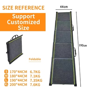 Multi-Scenario Aluminum Telescopic Foldable <strong>Dog</strong> &amp; <strong>Small</strong> Animal <strong>Ramp</strong> for SUV Truck RV Bed - Product Image 4