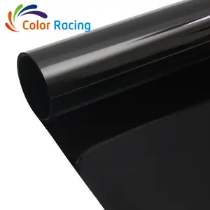 Wholesale black ceramic film-No fading auto black solar car window film tint best price anti scratch 2 ply glass window tint nano ceramic film for car