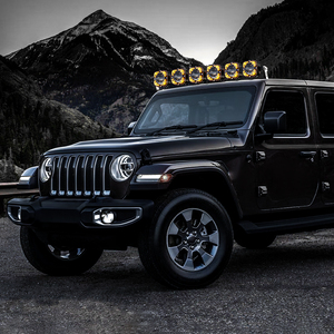 Faro Ausiliario Spot <span class=keywords><strong>LED</strong></span> LOYO da 65W Luce Bicolore Cubo per Paraurti con Fascio Spot per Camion Fuoristrada 4x4 Luce da Lavoro a <span class=keywords><strong>LED</strong></span> di Retromarcia - Product Image 6