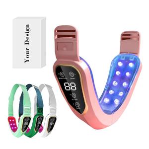 Sangle anti-cellulite V-Face 12 modes, masseur amincissant pour le visage et la mâchoire, appareil de lifting facial LED pour femmes - Product Image 4