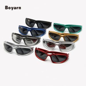 Boyarn prezzo a buon mercato occhiali moda Custom Designer occhiali da sole moda festa <span class=keywords><strong>Y2K</strong></span> occhiali da sole per gli uomini delle donne - Product Image 2