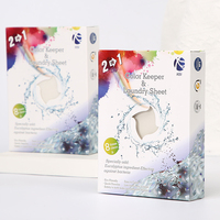 Feuille détergent à lessive Portable durable et Portable, 40 ml, détergent puissant, lessive, sans danger