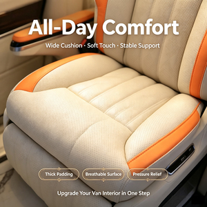 Asiento de Cuero Eléctrico con Calefacción, Ventilación y Masaje para Vehículos Comerciales, Asiento VIP Tipo Capitán para MPV, Camionetas y Autocaravanas - Product Image 1