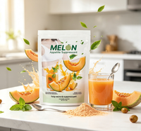 Poudre de boisson aromatisée au melon 75g pour la gestion du poids, coupe-faim, en emballage personnalisé OEM