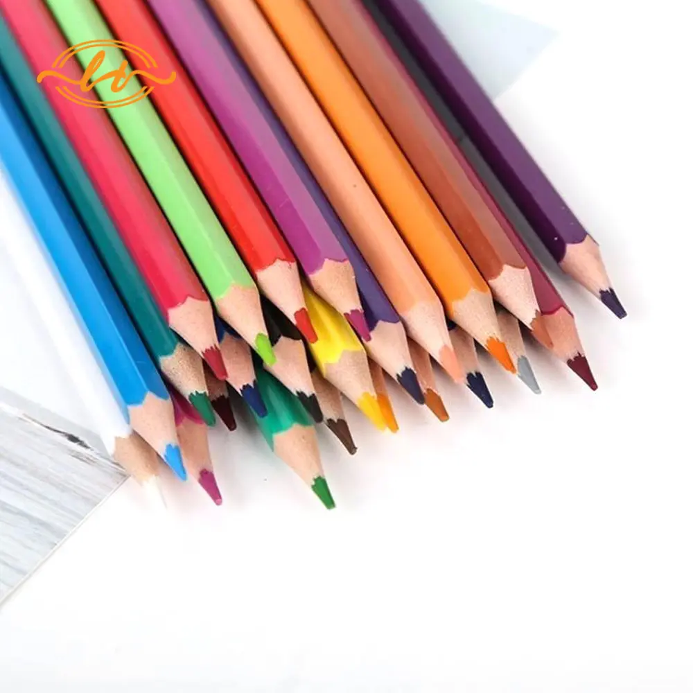 Juego de lápices de dibujo profesionales de madera oleosa, 12/18/24/36 colores, para artista, Graffiti, suministros de arte escolar, papelería