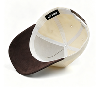 Casquette de baseball à 5 panneaux brodée ODM OEM, personnalisée, unisexe, en maille, avec logo personnalisé, lettres sérigraphiées, haute qualité, style Baez Trucker
