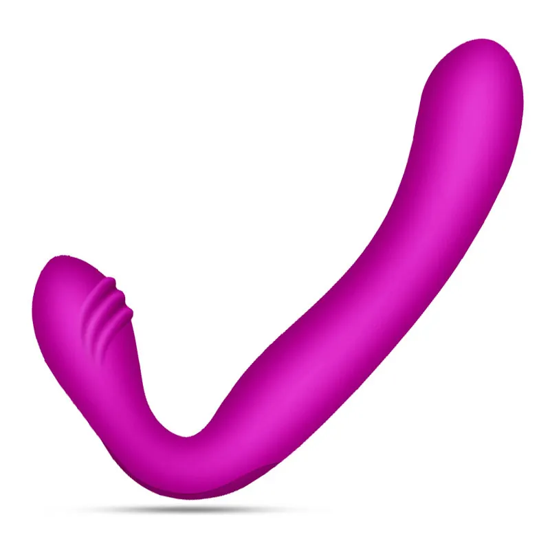 Dual Vibrator Lesben Sexspielzeug Erotisches Spielzeug für Sexspielzeug für Erwachsene Weibliche Masturbation Silikon Wiederauf ladbar