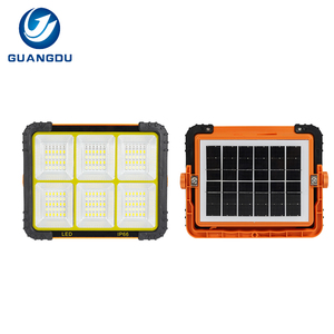 ไฟฟลัดไลท์ LED พลังงานแสงอาทิตย์300W แบบพกพากันน้ำ Ip66ตั้งแคมป์ใช้กลางแจ้งลานตั้งแคมป์ - Product Image 1